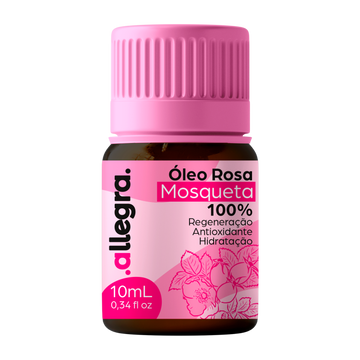 Óleo Facial Rosa Mosqueta 100% Allegra 10ml